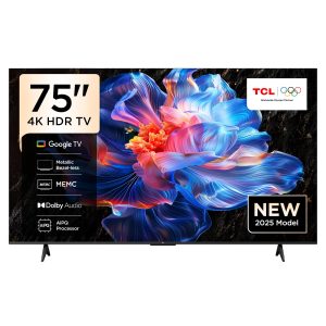 75-Inch P6K 4K UHD HDR Smart TV (75P6K – 2025 Model) | Google TV | AiPQ Processor | HDR10 | MEMC | Dolby Audio | HDMI 2.1 | Bluetooth 5.2 | Bezel-less Design | Black