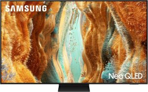 Samsung 55 Inch Neo QLED TV, QN70F, 4K, Mini LED, NQ4 AI Gen2 Processor, Quantum Matrix Technology Slim, Motion Xcelerator 144Hz, Samsung Vision AI Smart TV, QA55QN70FAUXZN (2025 - UAE Version)