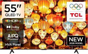 TCL Television 55 Inch P71L 4K QLED Smart TV (2026 Model)