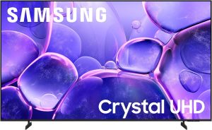 Samsung 85 Inch Crystal UHD 4K Smart TV U8000F 2025 Model, Tizen OS, Crystal Processor 4K.